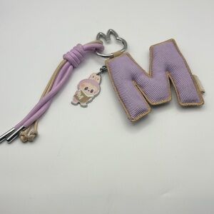 Monogram Popmart Labubu Keychain